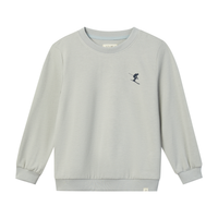 Me & Henry Jester Back Grey Ski Print Sweatshirt