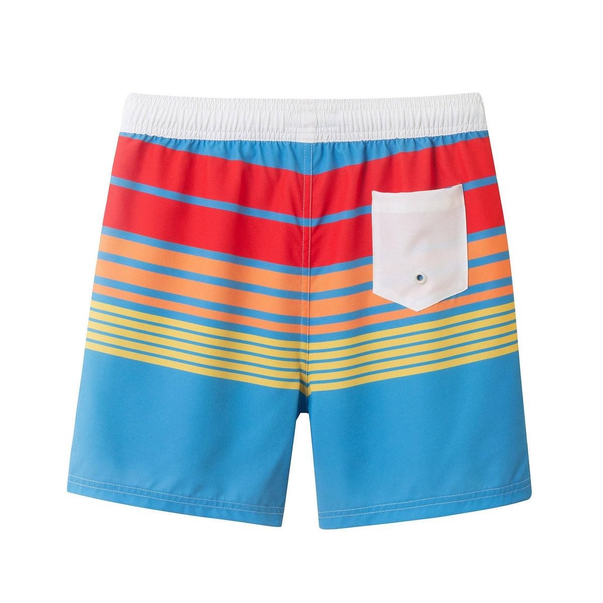 Andy & Evan - Kids (4-7 Years) Comfort-Stretch Lined Swim Trunks | Multicolor Stripe