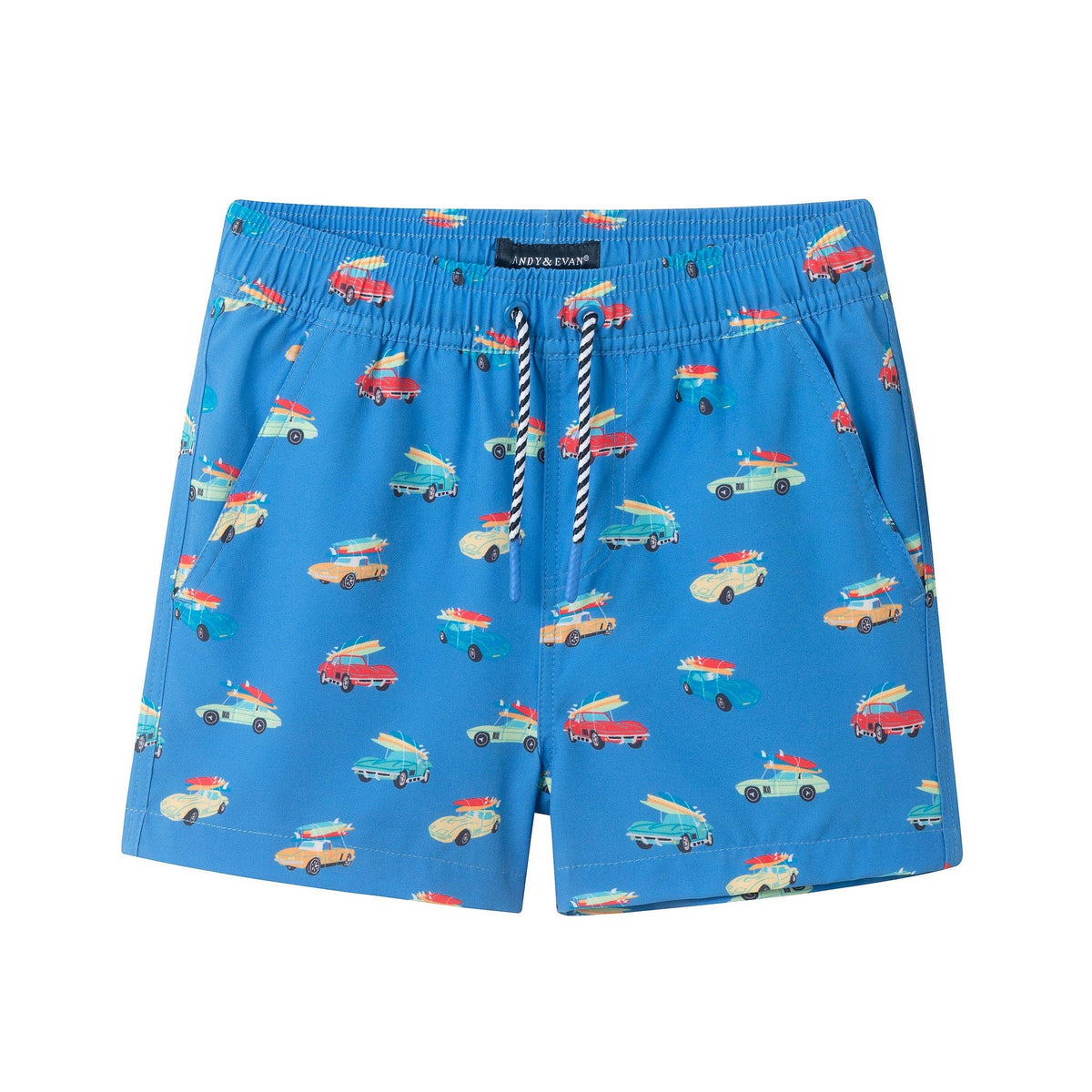 Andy & Evan - Kids (4-7) Swim Trunk | Retro Surf Car