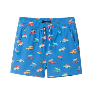 Andy & Evan - Kids (4-7) Swim Trunk | Retro Surf Car