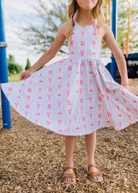 Ollie Jay - Sofia Dress in Le Crustace | Girls Twirl Dress