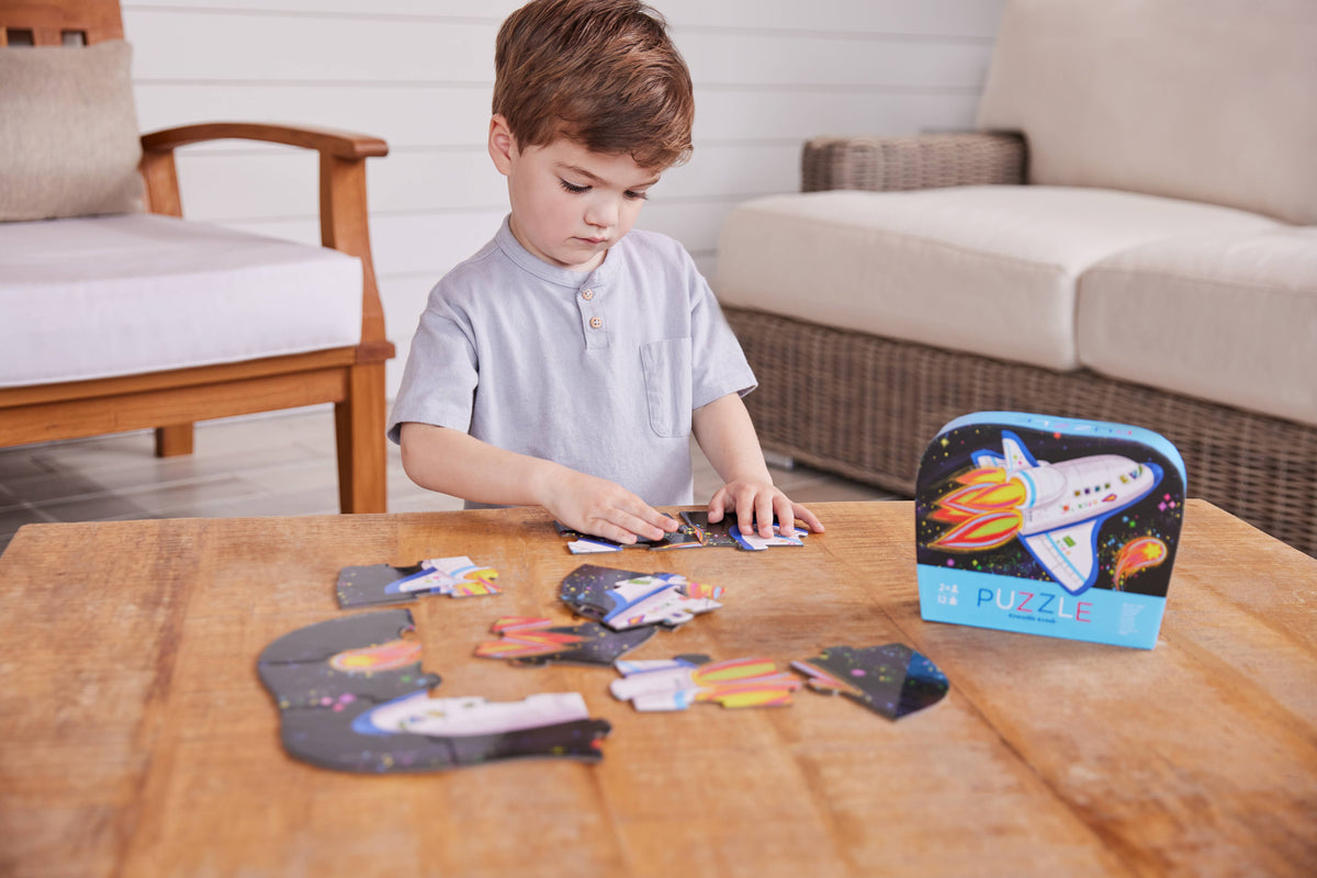 Crocodile Creek Inc. - 12-Piece Mini Puzzle - Blast Off