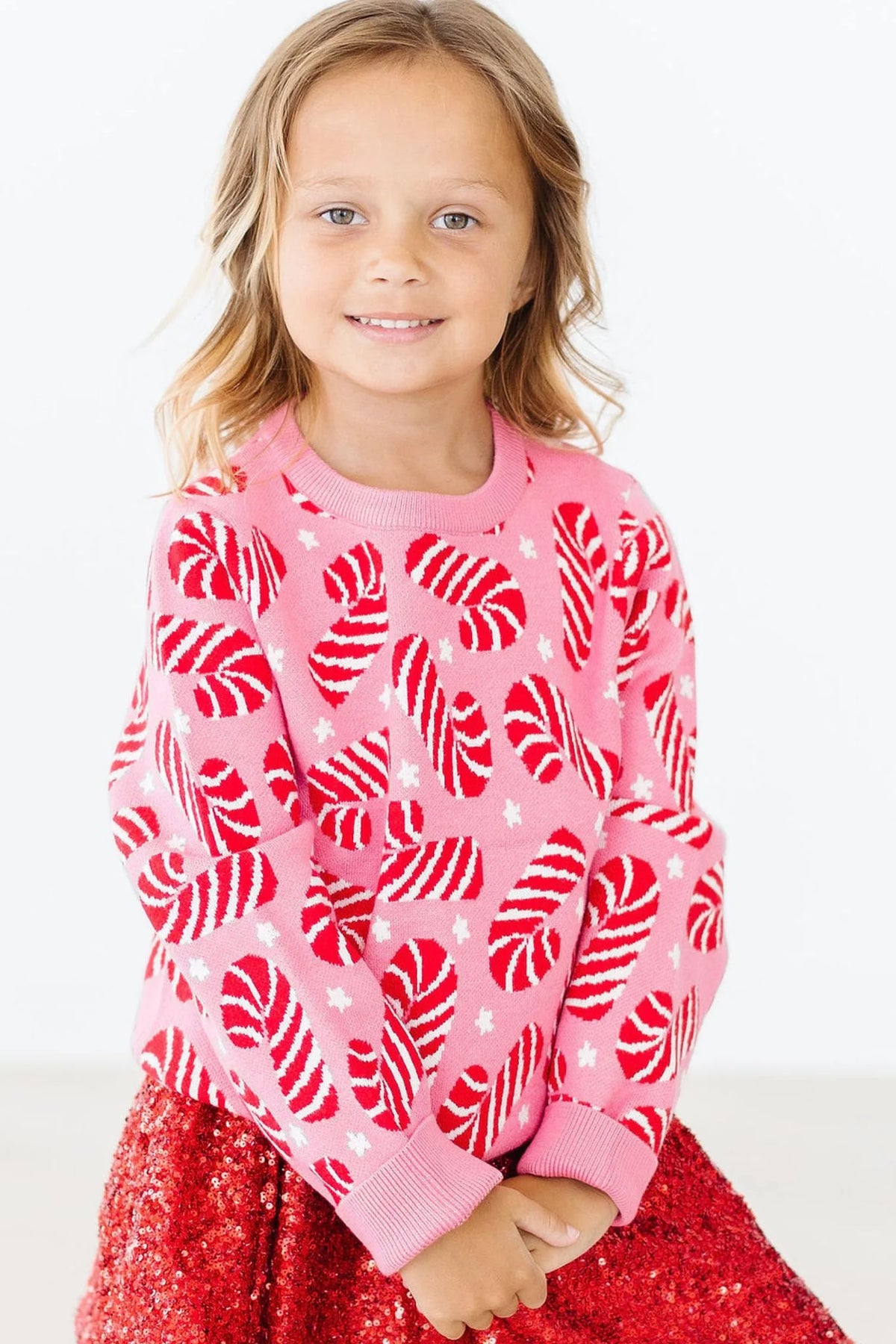 Mila & Rose Candy Canes Sweater