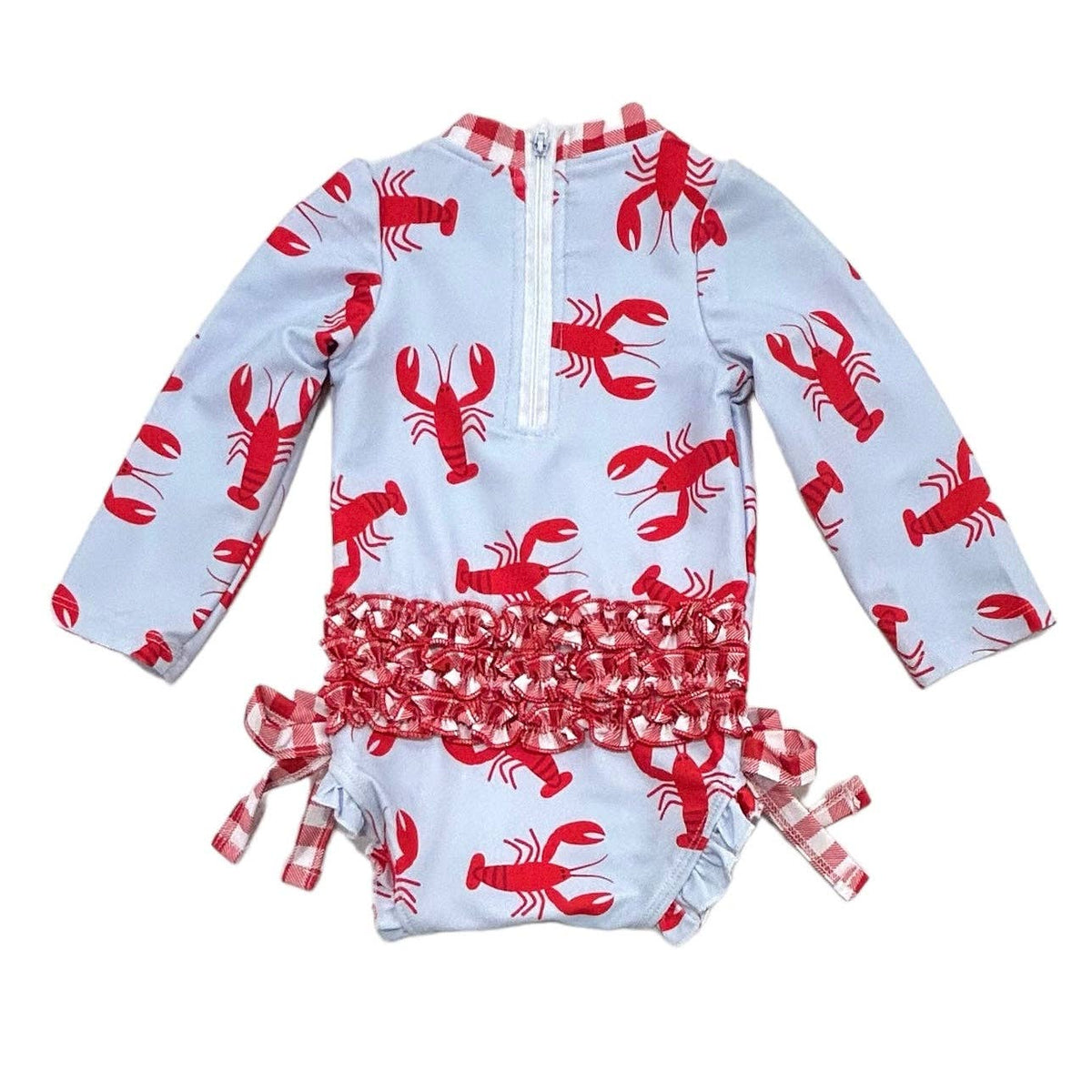 Sugar Bee Clothing - Girls Swimsuit - Crawfish