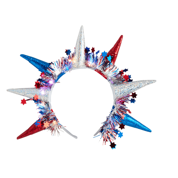 Mud Pie Patriotic Crown Headband