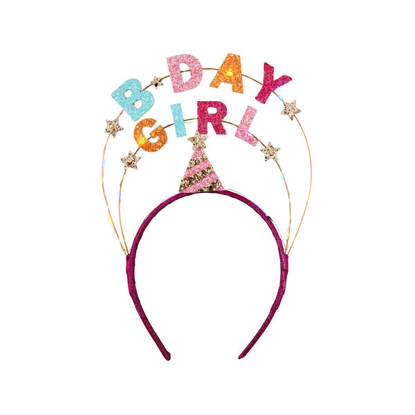 Mud Pie Light Up Bday Girl Headband