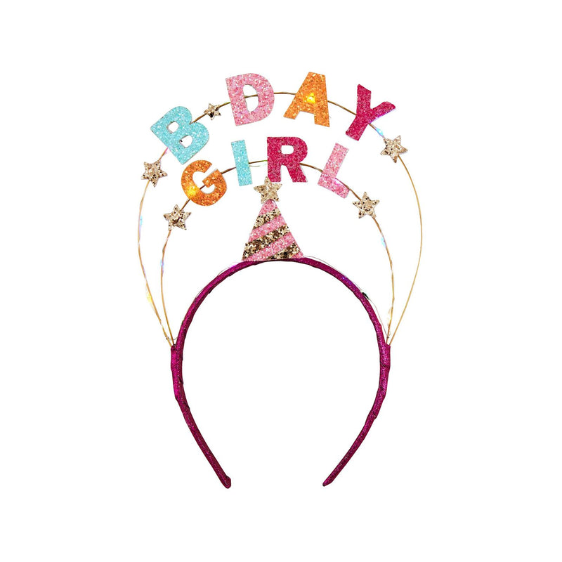 Mud Pie Light Up Bday Girl Headband