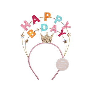 Mud Pie Light Up Bday Girl Headband