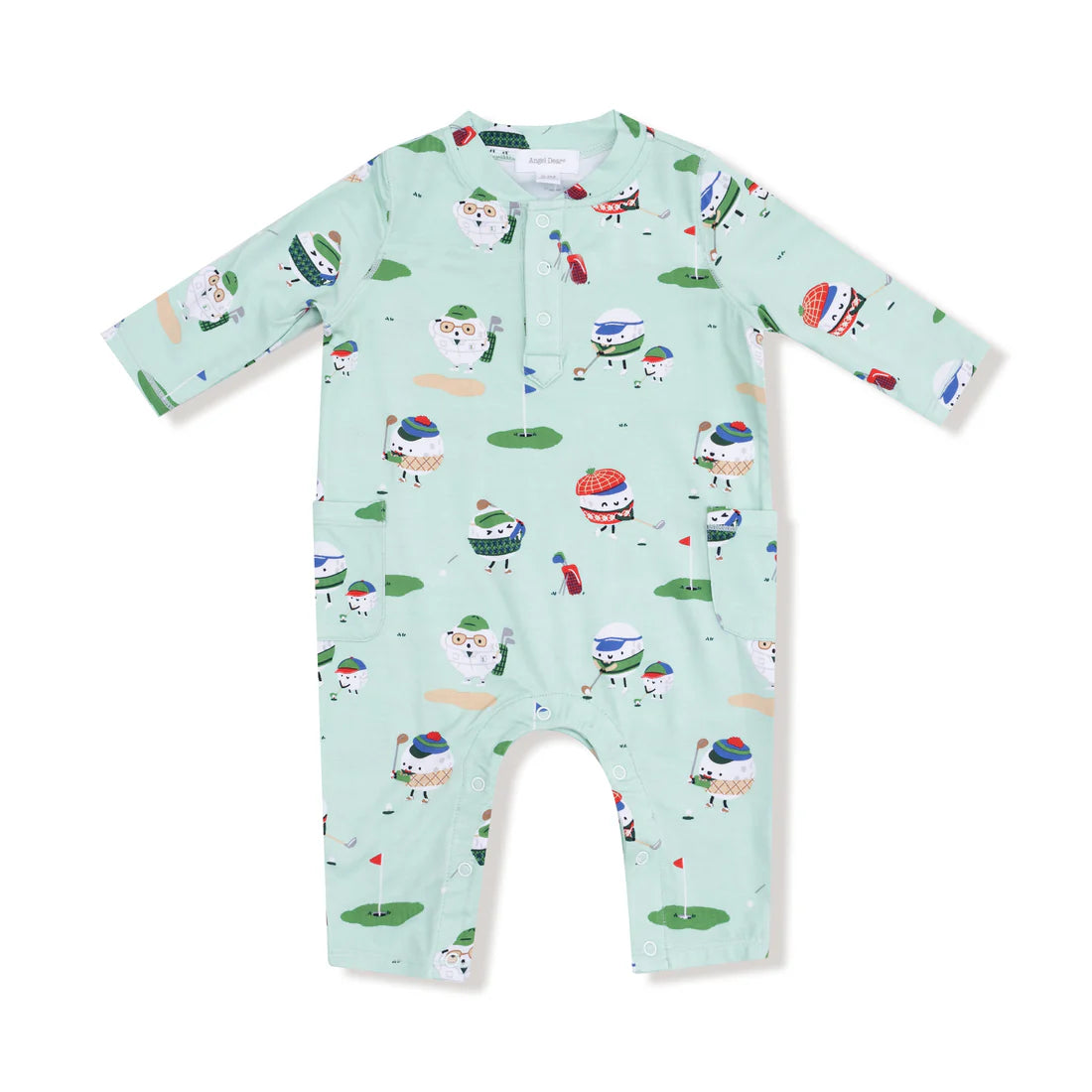 Angel Dear   Uni Romper II Golf Pros - Green  Uni Romper