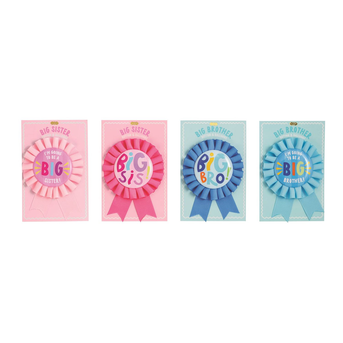 Mud Pie Sibling Button & Balloon Sets