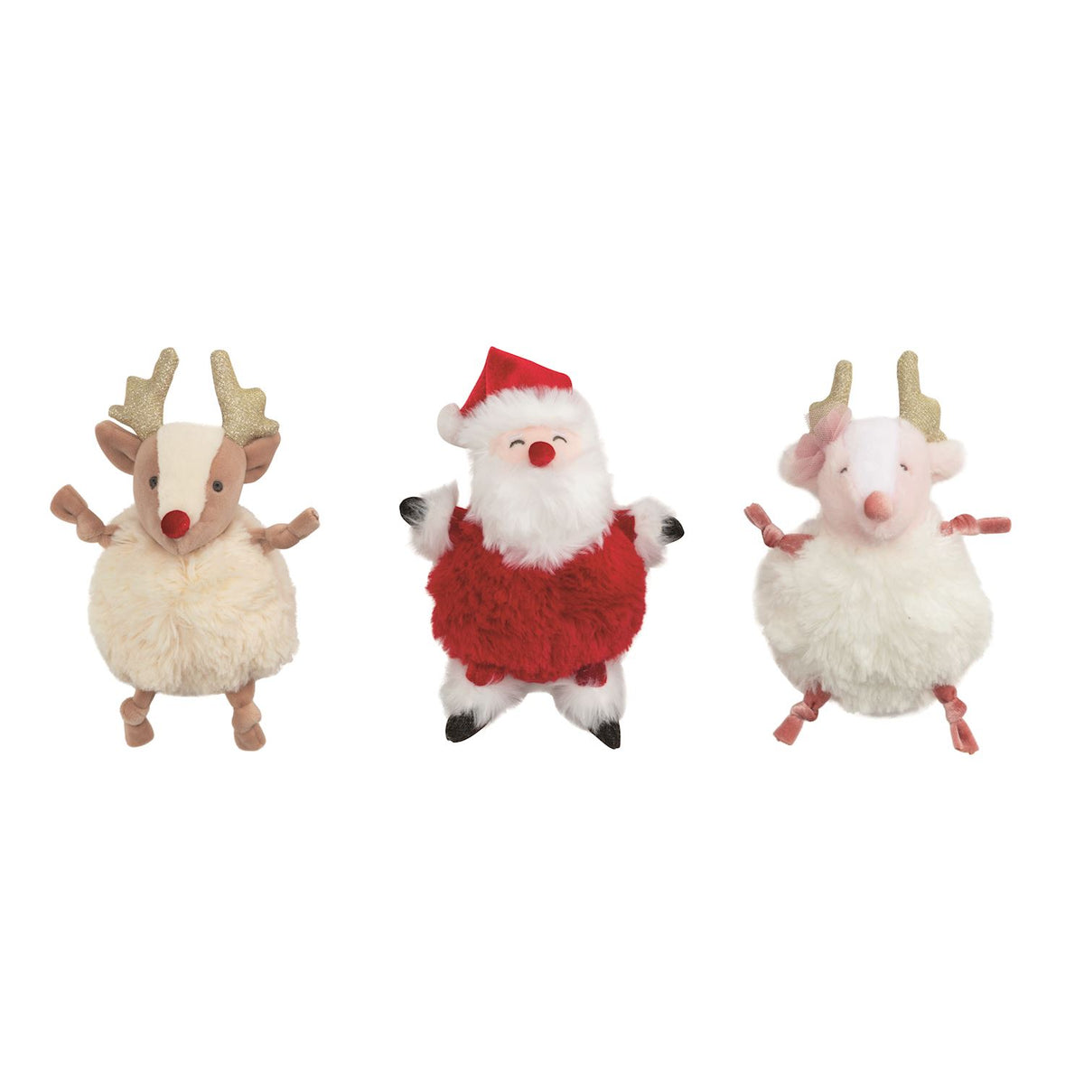 Mud Pie Christmas Pom-Pom Pals
