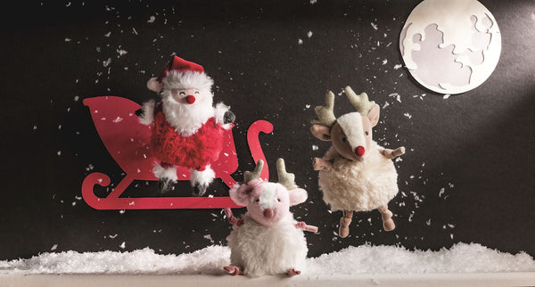 Mud Pie Christmas Pom-Pom Pals