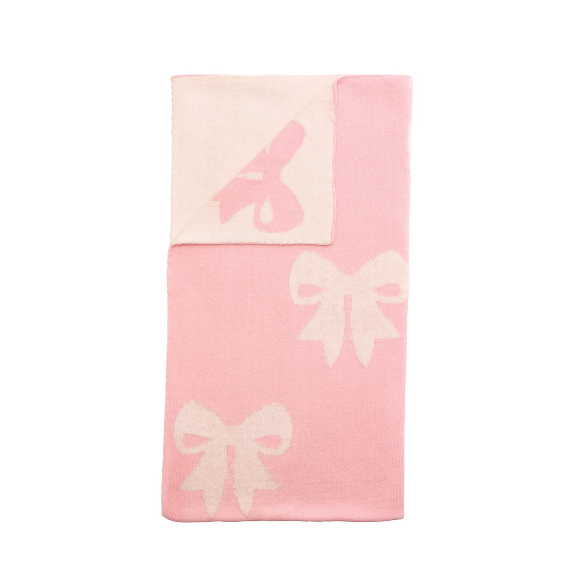 Mud Pie Bow Knit Blanket