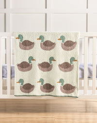 Mud Pie  Mallard Chenille Blanket