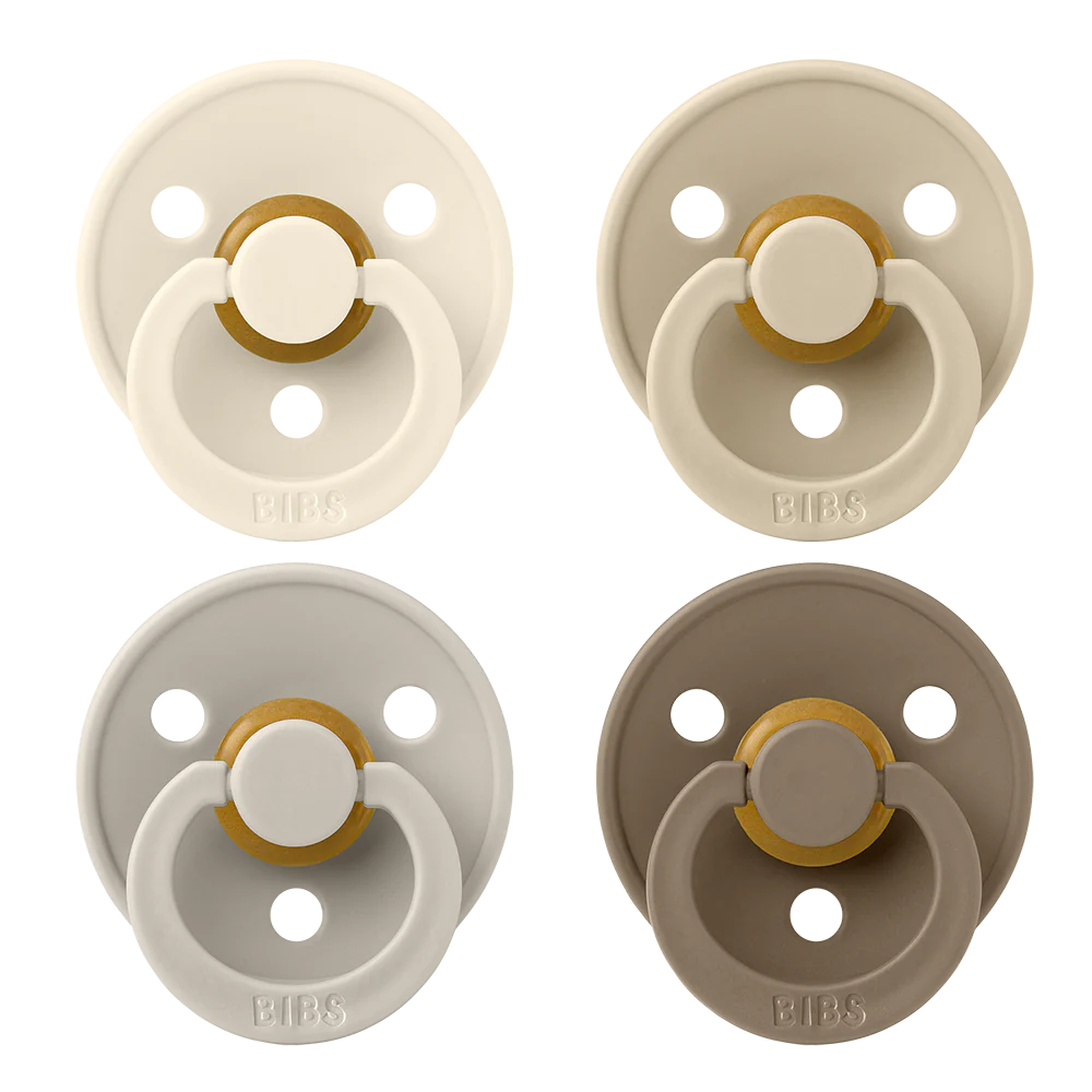 BIBS Color 4 Pack Round