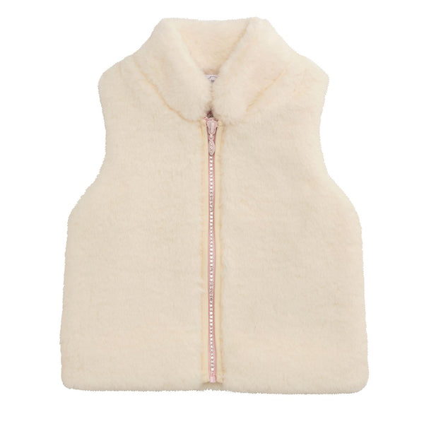 Mud Pie Fur Zip Vest