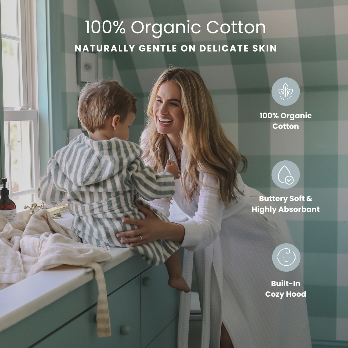 Snuggle Me Organic - Robe Towel | Slate