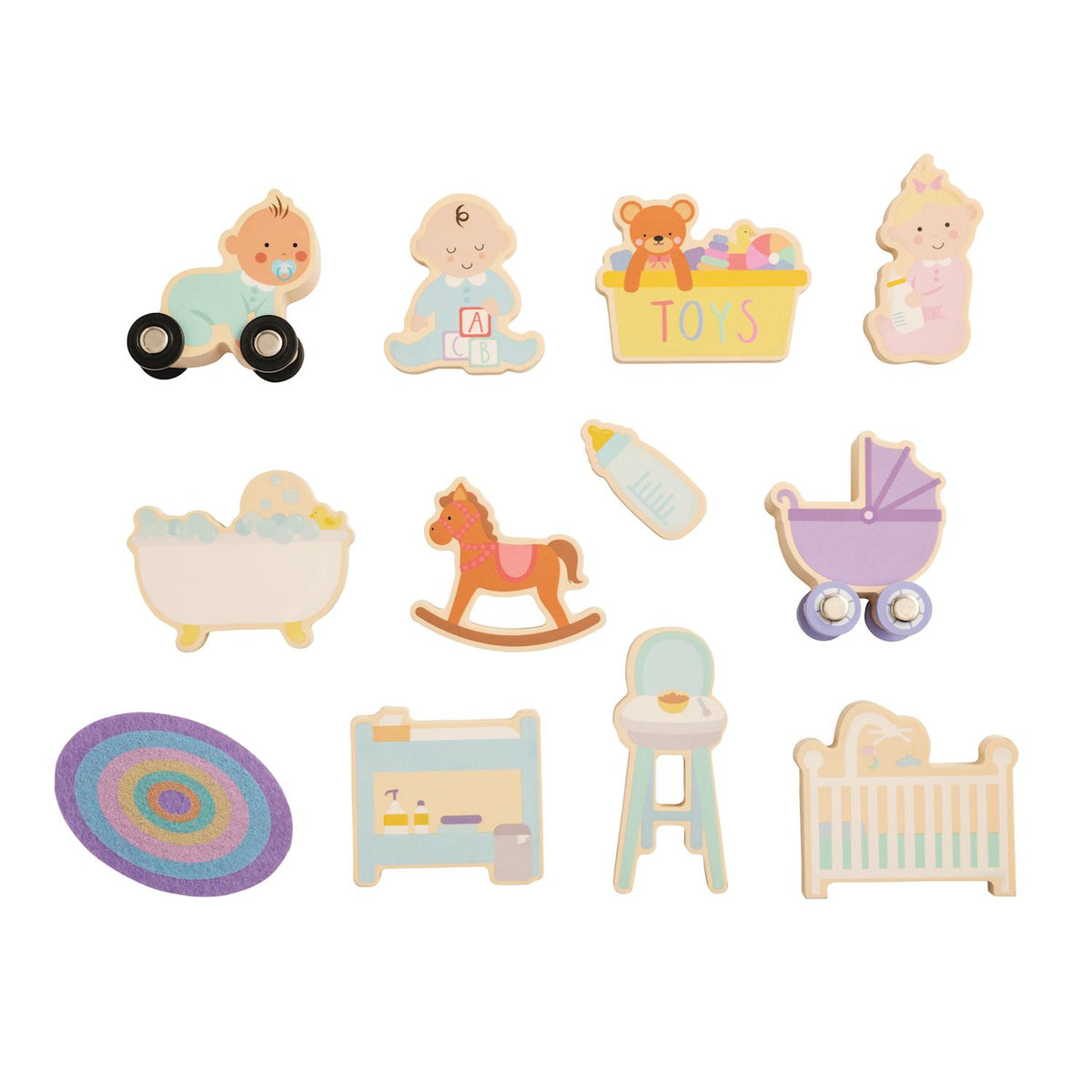 Mud Pie Nursery Wood Toys