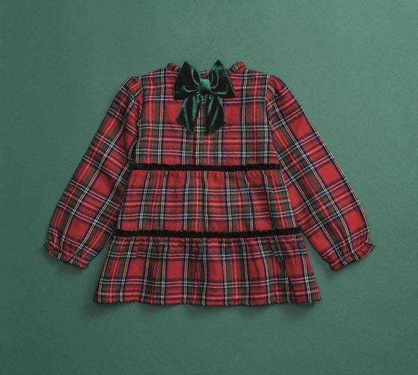 Mud Pie Tartan Tunic & Legging Set