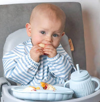 Calla & Friends - The Grayson Long Sleeve Bib - Brush Stripes