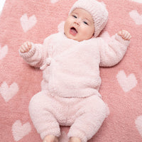 Angel Dear Chenille Blush Kimono Take Me Home 3 Piece Set