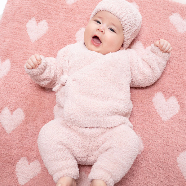 Angel Dear Chenille Blush Kimono Take Me Home 3 Piece Set