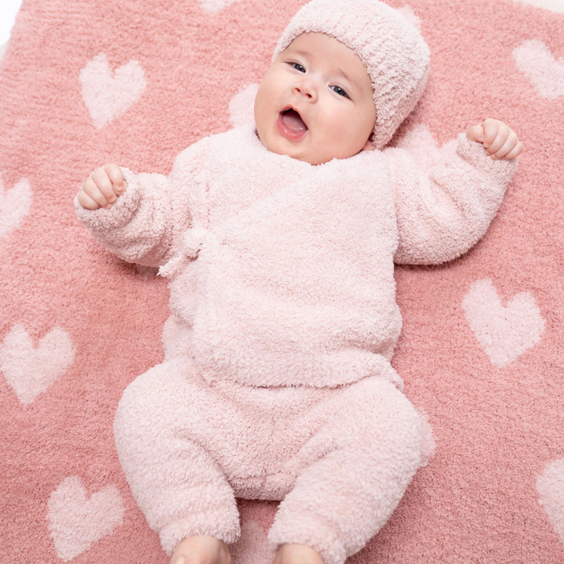 Angel Dear Chenille Blush Kimono Take Me Home 3 Piece Set