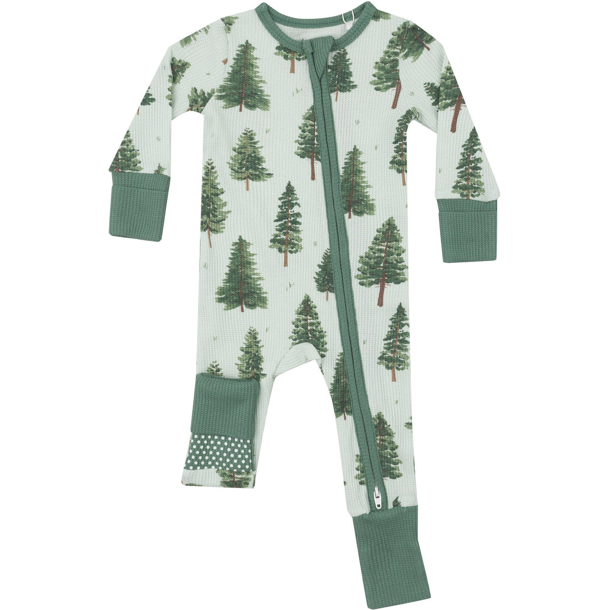 Angel Dear Forest Trees 2-Way Zipper Romper