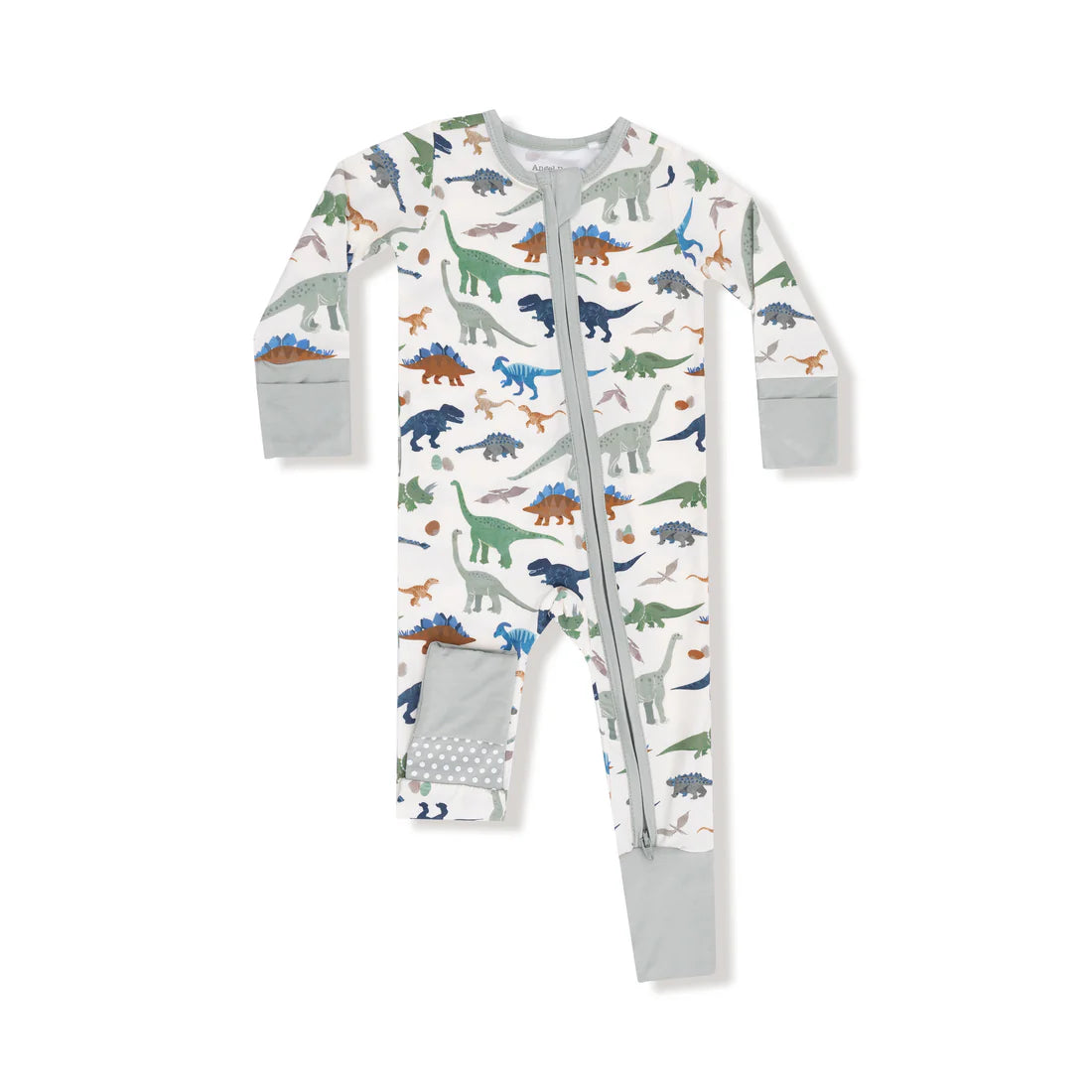 Angel Dear Convertible Romper- Washy Dinos