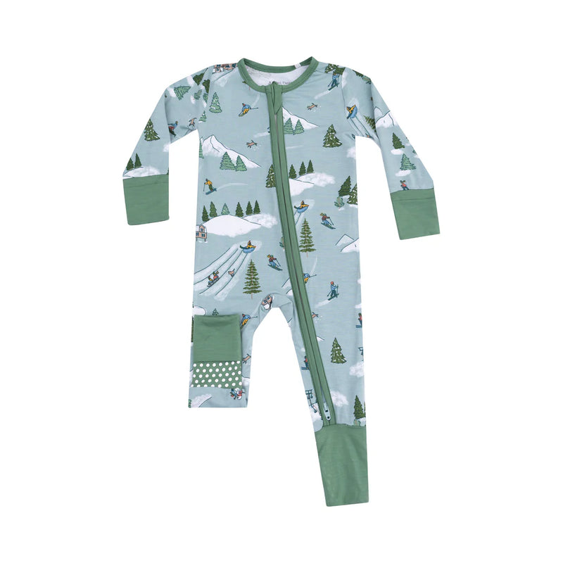 Angel Dear Convertible Romper II Winter Fun Skiers