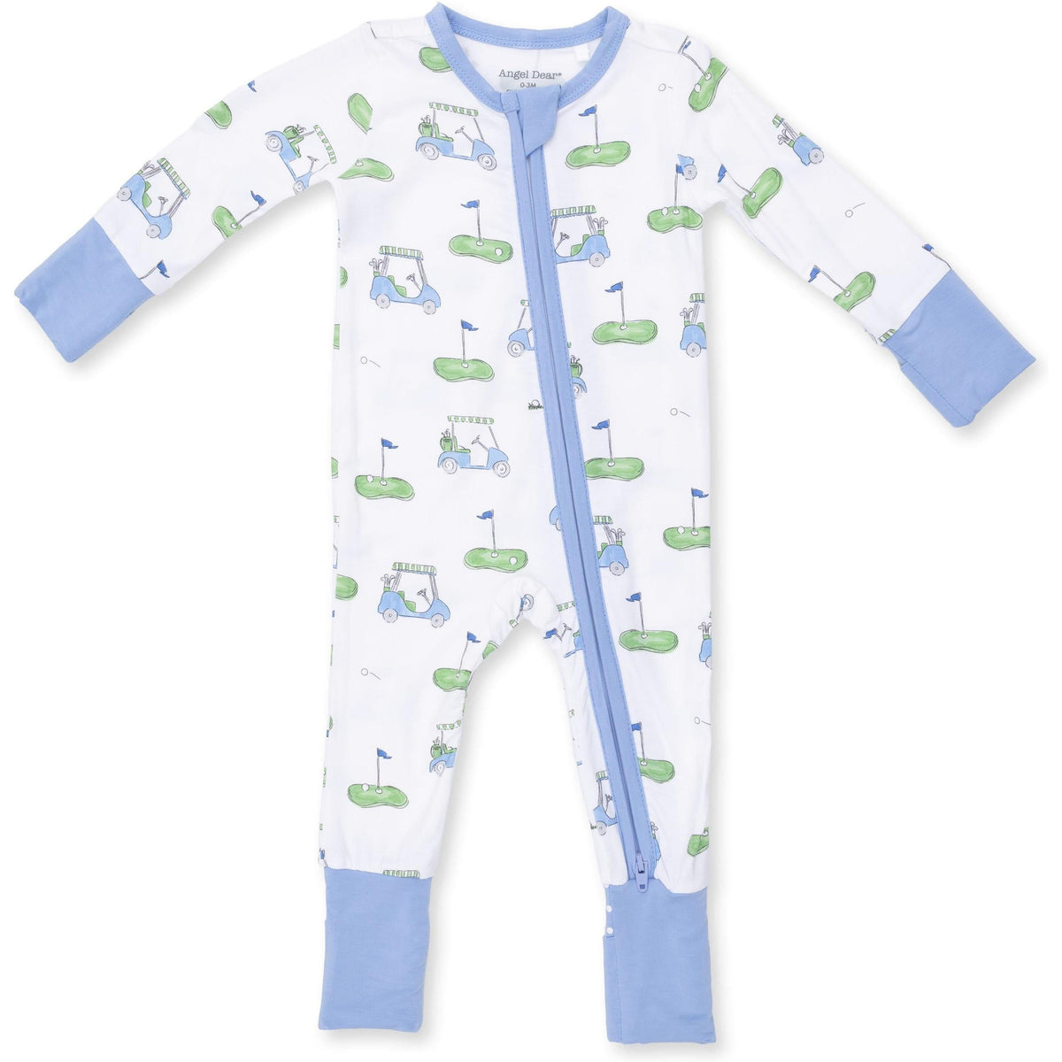 Angel Dear Golf Carts Blue Convertible Romper