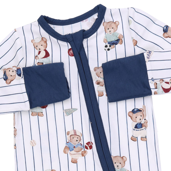 Angel Dear Mixed Sports Bears Convertible Romper