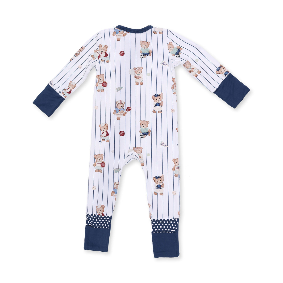 Angel Dear Mixed Sports Bears Convertible Romper