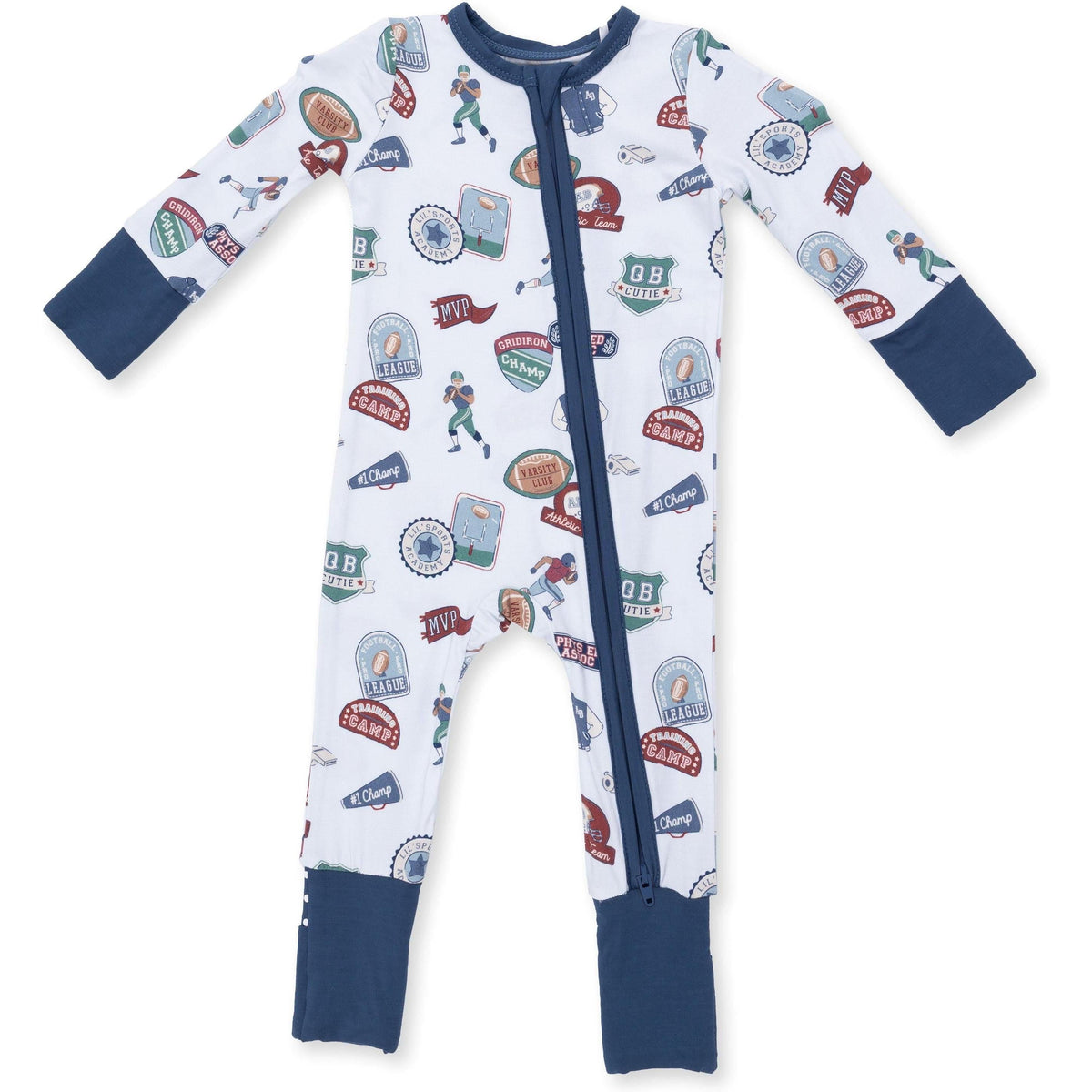 Angel Dear Football Patches Convertible Romper