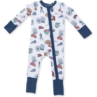 Angel Dear Football Patches Convertible Romper