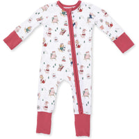 Angel Dear Winter Sports Dogs Pink Convertible Romper
