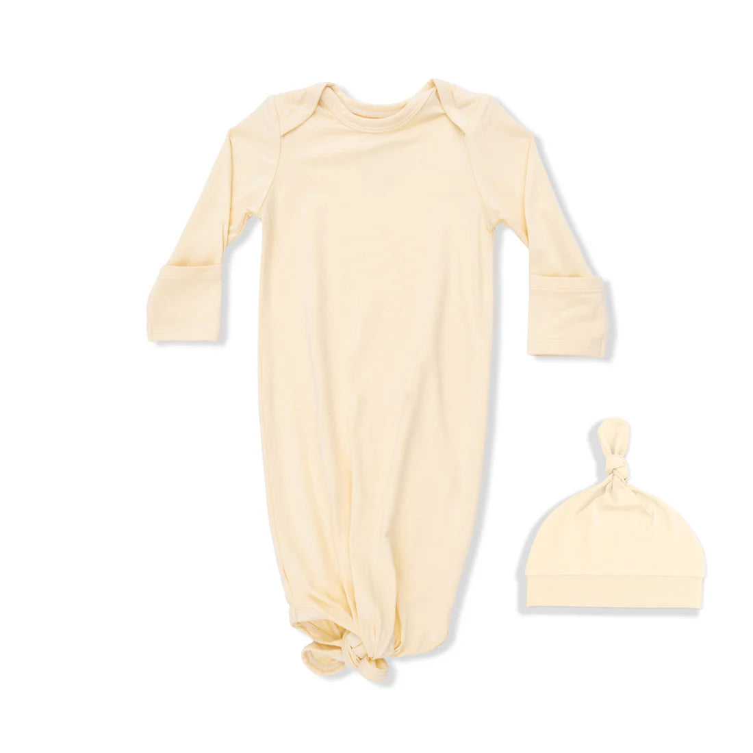 Angel Dear Solid Italian Straw Knotted Gown and Hat