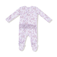 Angel Dear 2 Way Ruffle Zipper Footie- Sweet Dream Florals