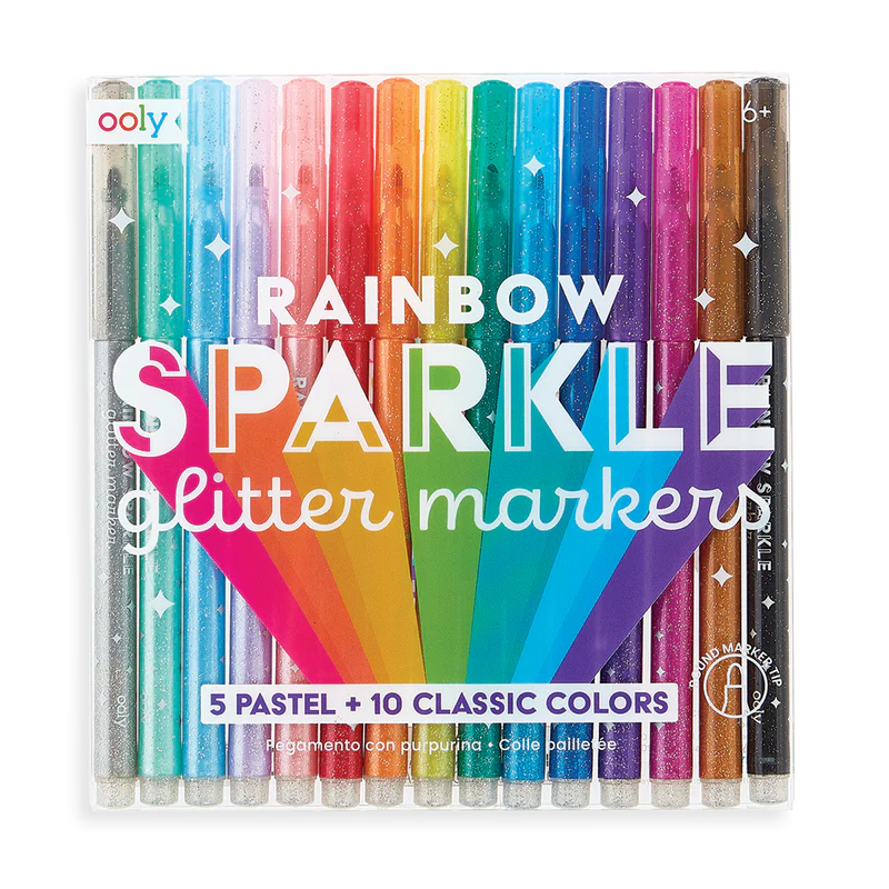 Ooly Rainbow Sparkle Glitter Markers