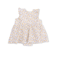 Angel Dear Yellow Country Roses  Ruffle Bubble Dress