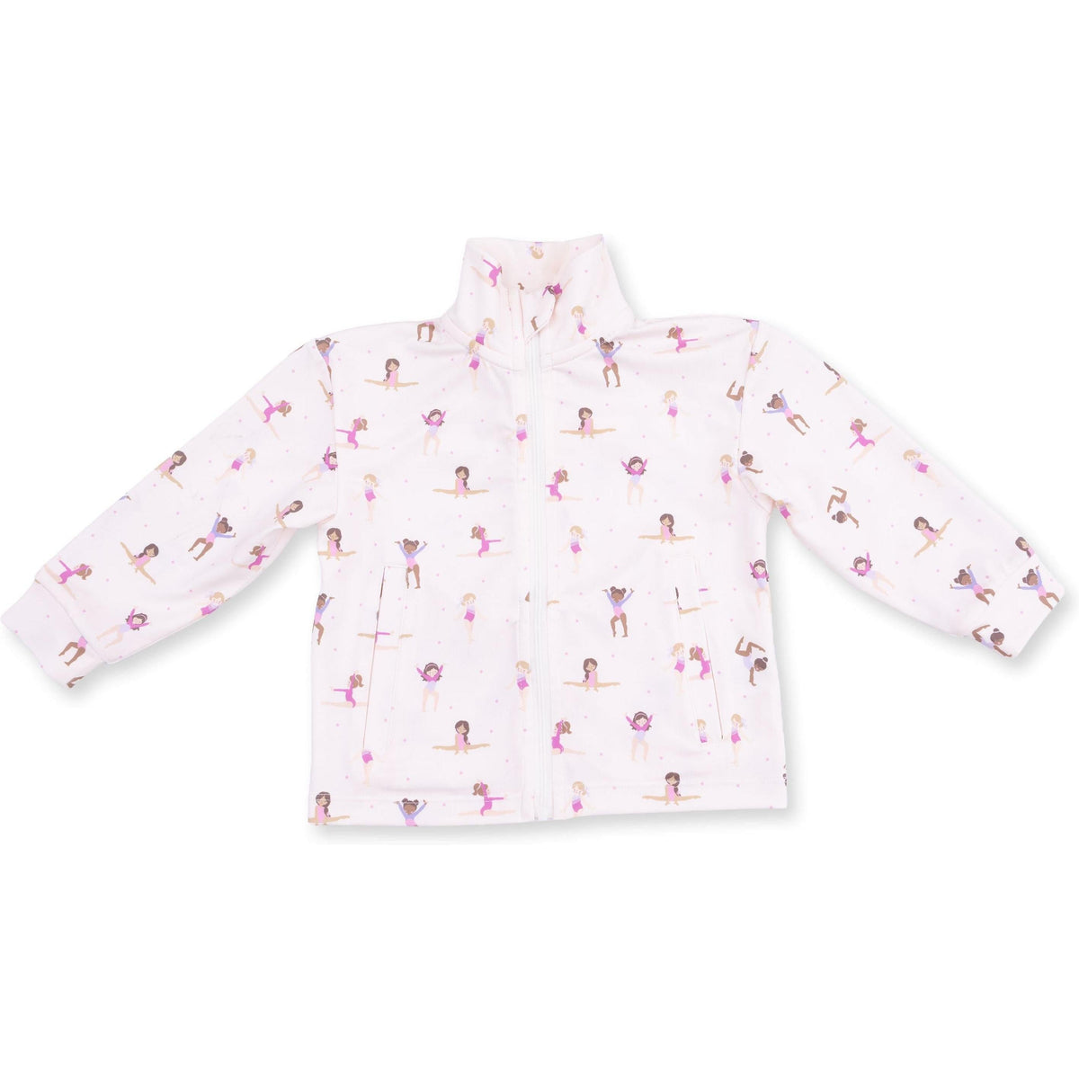 Angel Dear Tiny Tumblers Activewear Mock Neck Active Jacket
