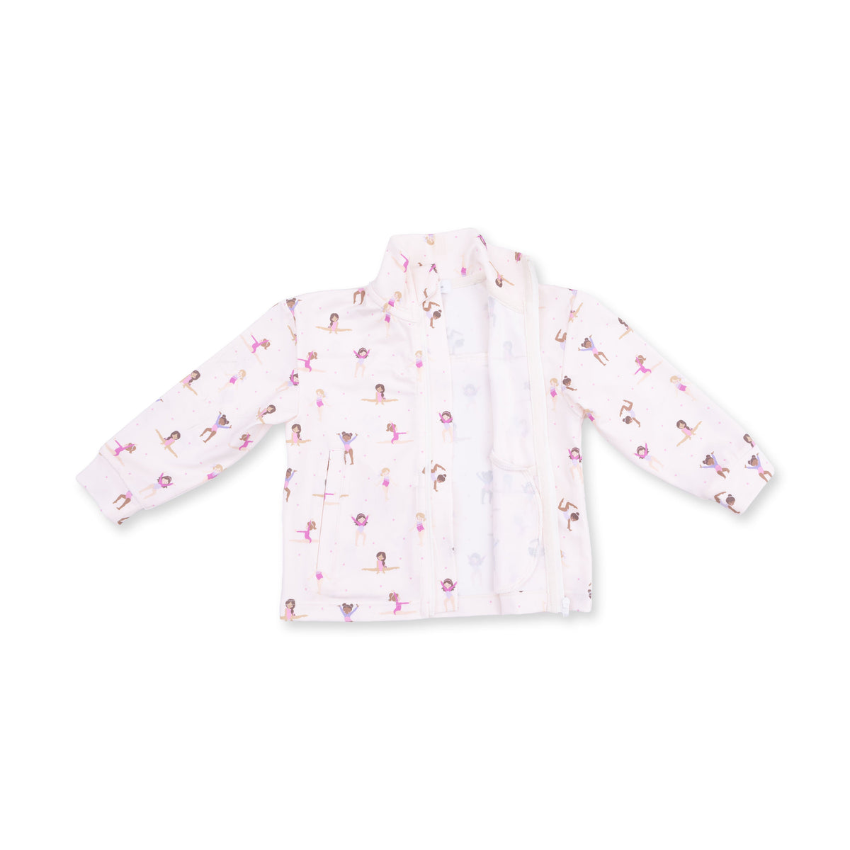 Angel Dear Tiny Tumblers Activewear Mock Neck Active Jacket