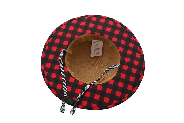FlapJackKids - Kids' UPF50+ Straw Hat - Bear
