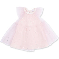 Angel Dear Velour Soft Pink Tulle Dress