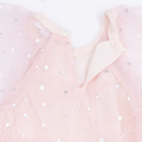 Angel Dear Velour Soft Pink Tulle Dress