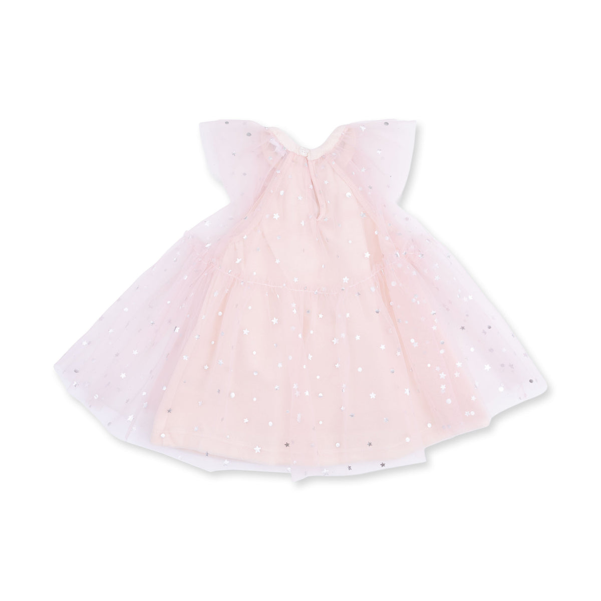 Angel Dear Velour Soft Pink Tulle Dress