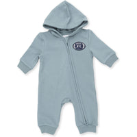 Angel Dear Varsity French Terry Hooded Jumpsuit