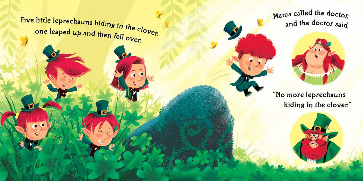 Simon & Schuster - Five Little Leprechauns by Jeffrey Burton