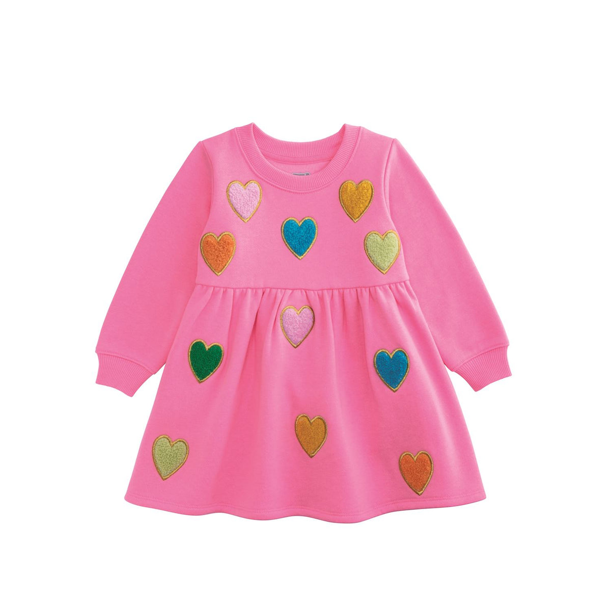Mud Pie Heart Sweatshirt Dress