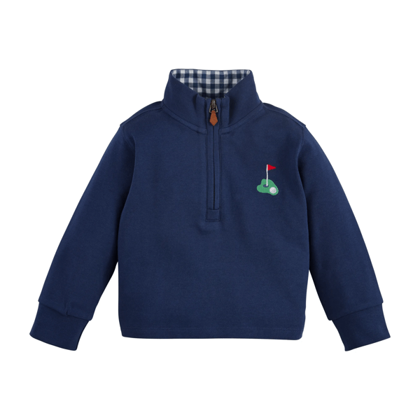 Mud Pie Golf Quarter Zip Navy